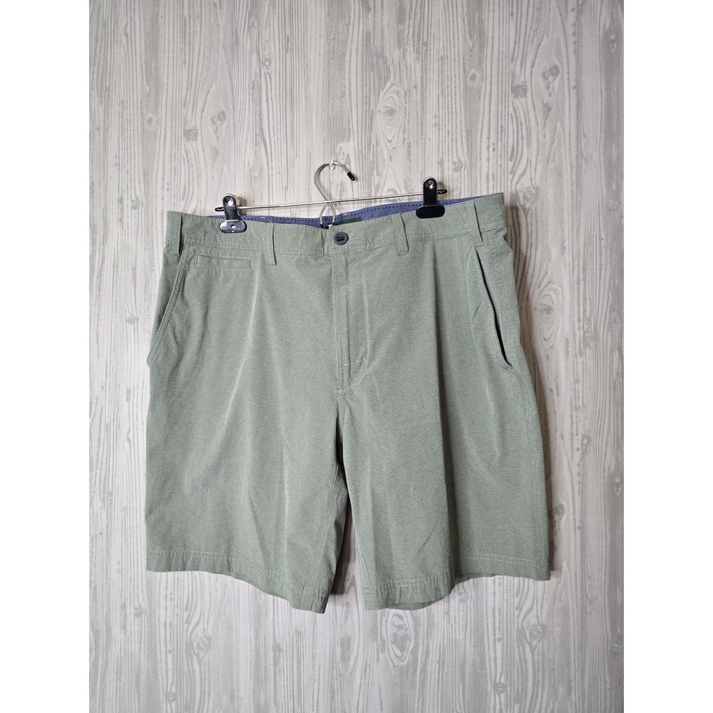 Orvis Shorts Mens 40 Tech Stretch Flat Front Utility Gorpcore Sage Green 296962
